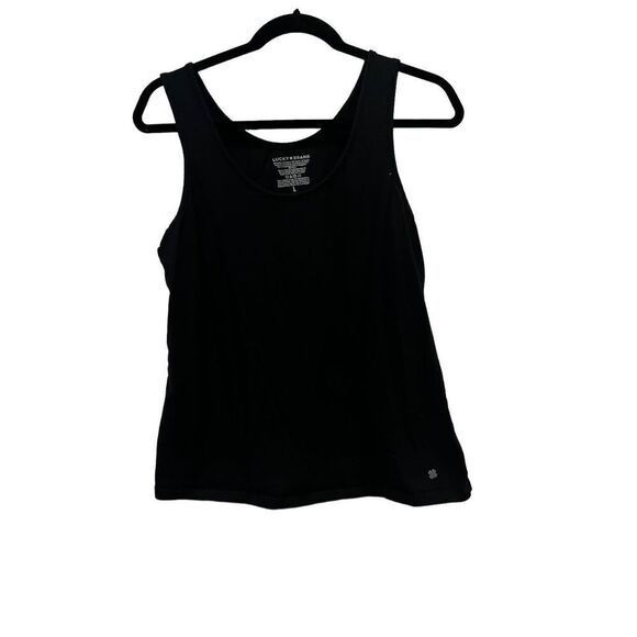 Lucky Brand large black fitted tank - Picture 1 of 3